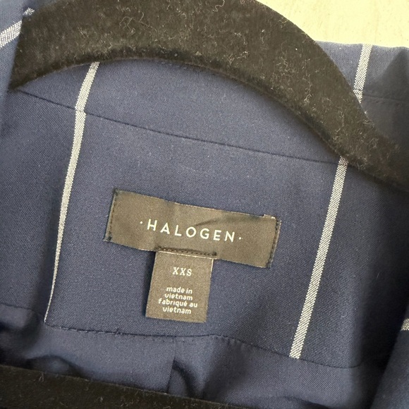 Halogen Split Sleeve Blazer in Blue xxs - Picture 3 of 3